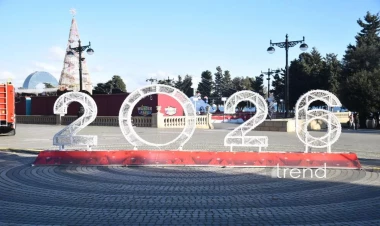 Bakı Yeni il ərəfəsində - FOTOREPORTAJ