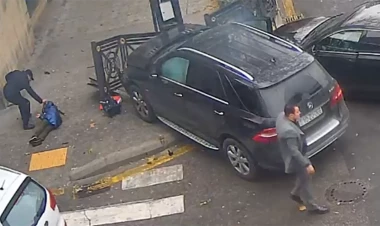 Azyaşlı vuruldu, düşüb o biri sürücü ilə dava etdi - VİDEO