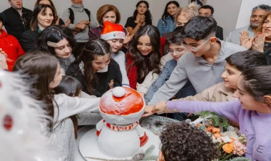 “Tut Əlimdən” Uşaqlar üçün Sosial Reabilitasiya Mərkəzində bayram şənliyi təşkil olunub - FOTO