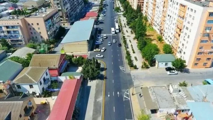 Masazırda bu yol əsaslı təmir olunur