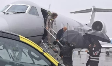 Məşhur futbolçunu gətirən təyyarəyə nə olub? - VİDEO