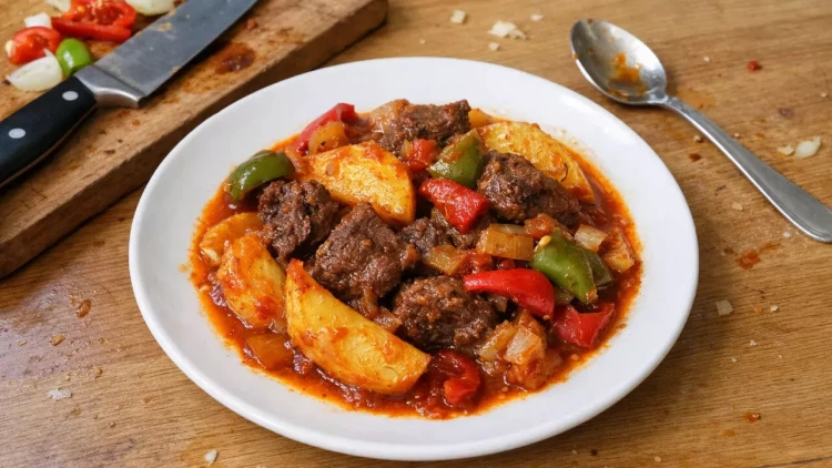 Sobada tərəvəzli ət yeməyi: Pambıq kimi bişən dadlı resept