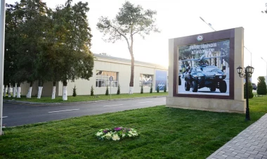 Prezident Tərtər elektromexanika zavodunun yenidənqurmadan sonra açılışında iştirak edib