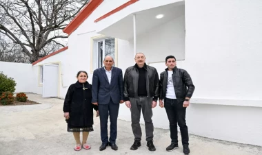 İlham Əliyev Çıldıran kəndində görülmüş işlərlə tanış olub - VİDEO - FOTO