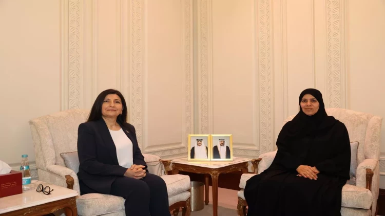 IPU vitse-prezidenti Sevil Mikayılova Dohada Qətər parlamentinin sədr müavini ilə görüşüb