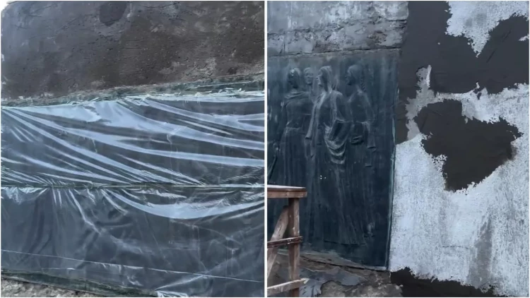 Cəfər Cabbarlının büstünün restavrasiyasına başlanıldı - FOTO