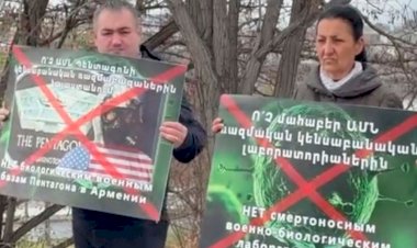 İrəvanda ABŞ səfirliyi qarşısında etiraz aksiyası keçirilib