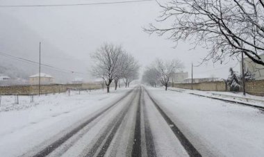 Bu ərazilərə qar yağdı