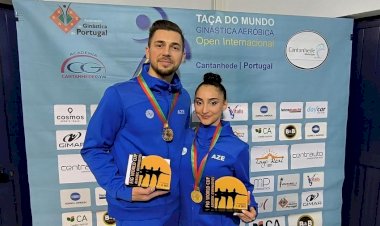 Azərbaycan gimnastları Portuqaliyada qızıl medal qazanıblar