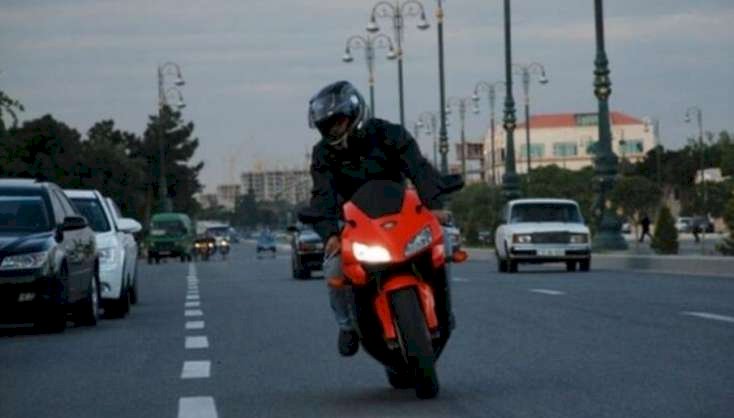 Avtoxuliqanlıq edən motosiklet sürücüsü həbs olundu