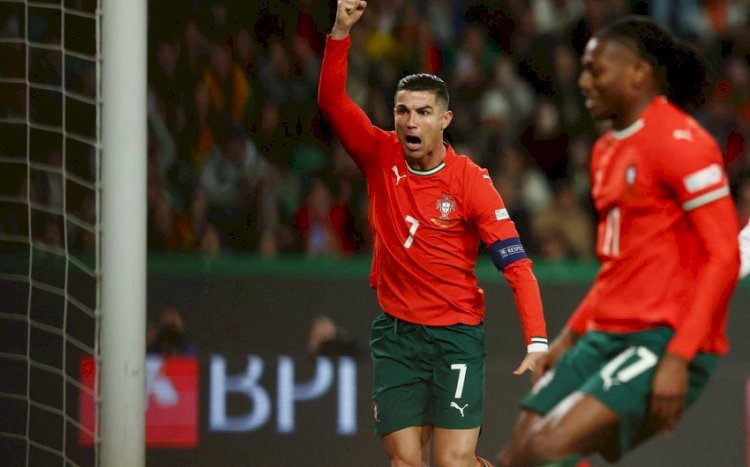 Ronaldu millidə ardıcıl 22 il qol vuran yeganə oyunçu kimi tarixə düşüb